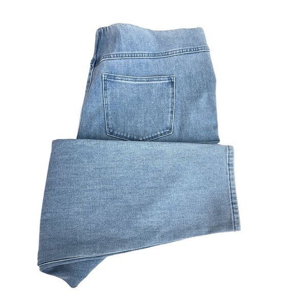 Soft Surroundings‎ Petite Pull-on Skinny Stretch Jean Light Blue Womens PXL - Picture 3 of 10